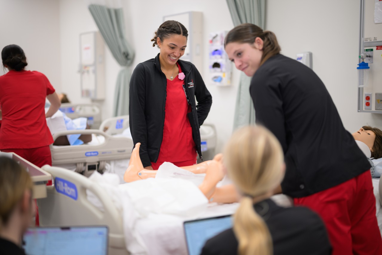 2510 Nursing classroom. 2418. Photos by Malinda Hartong