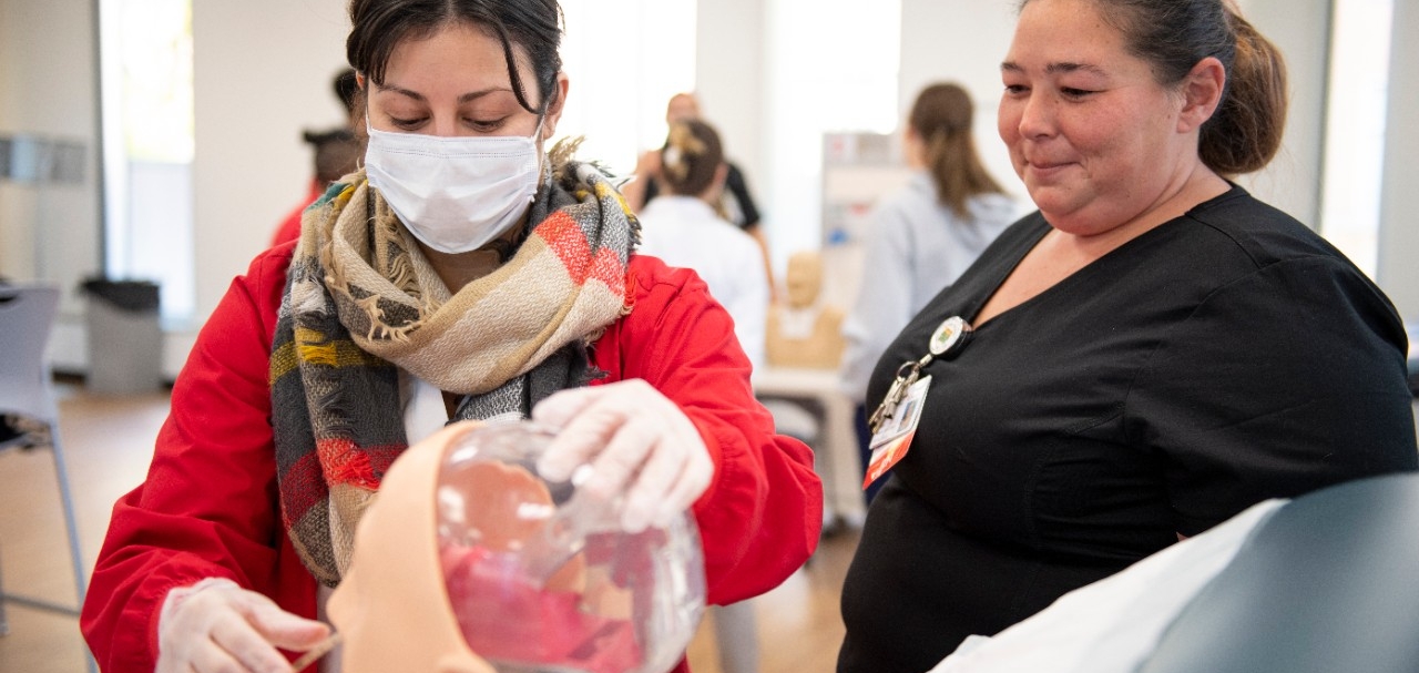 Nutrition & Dietetics and Nursing in Simulation Center classroom.